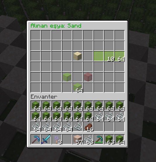 Automatic sand purchase through the market